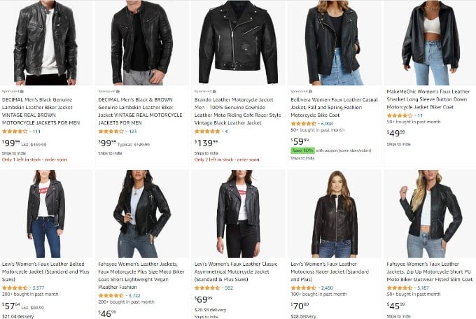 Leather jacket cheap price