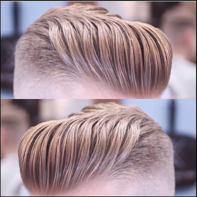 SWEPT BACK QUIFF HAIRSTYLE