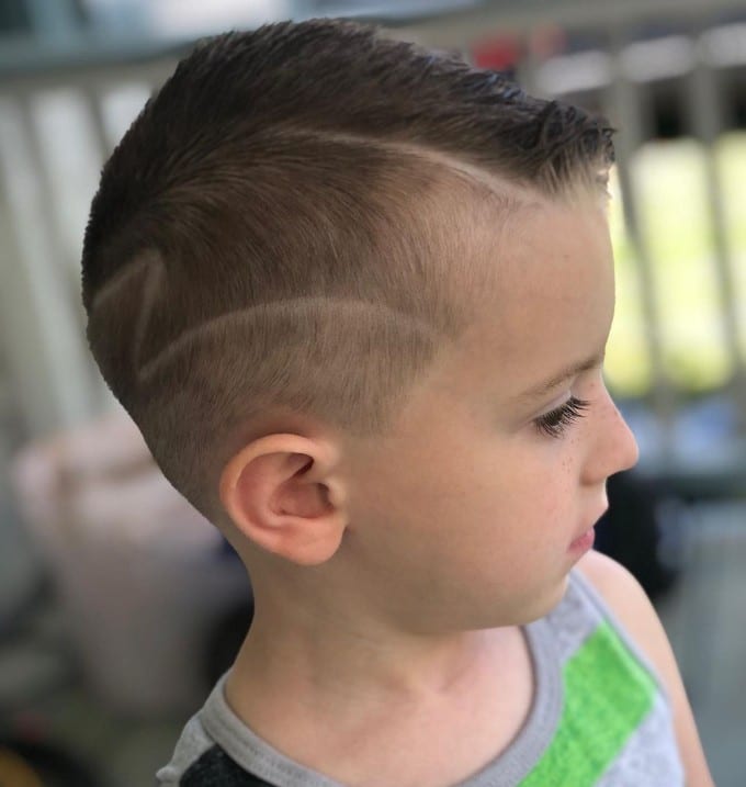 Lightning Bolt Haircut for Kids