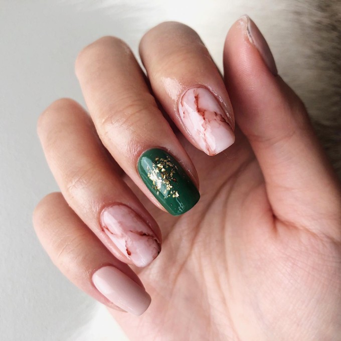Marble Style Nails
