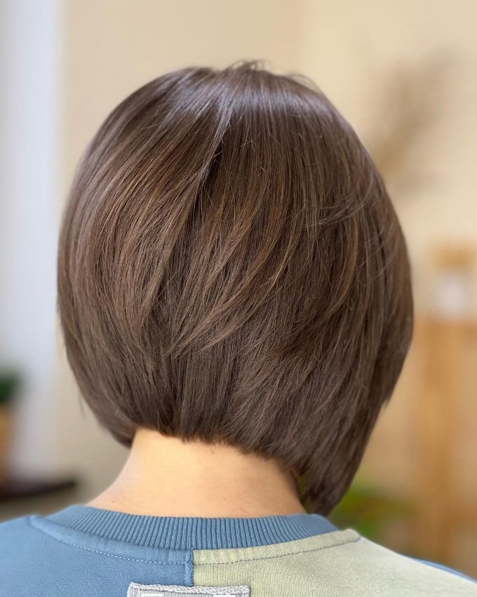 Rounded Bob Haircut with Layers