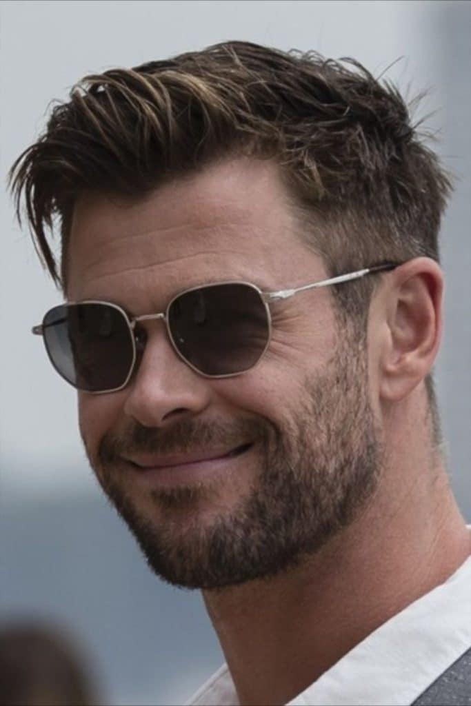 Taper Chris Hemsworth Fade Haircut
