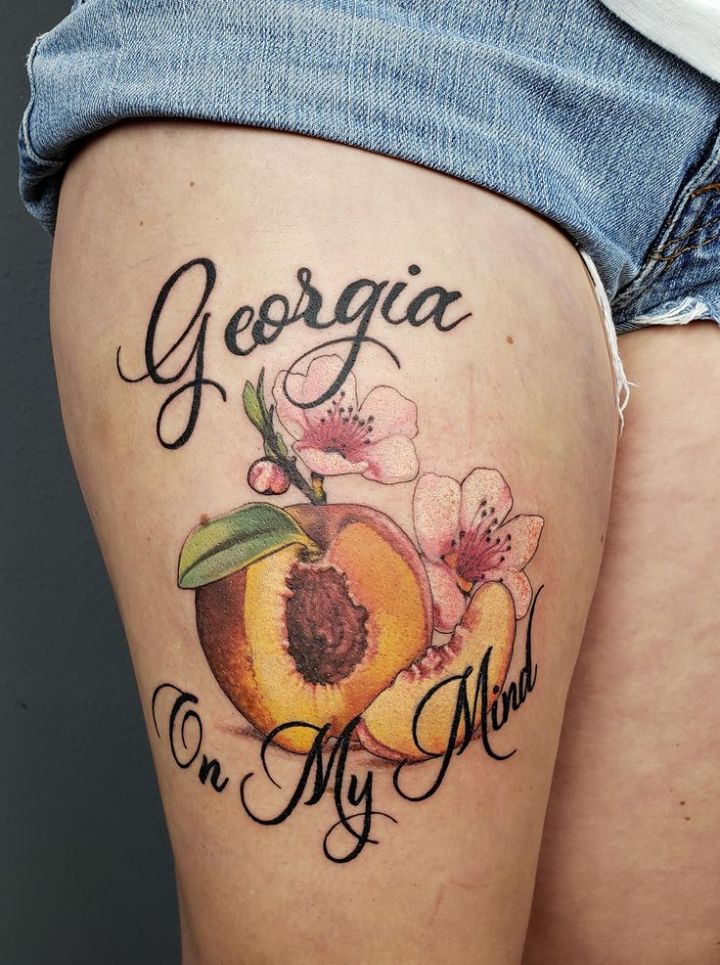 Adorable Thigh Tattoos For Women