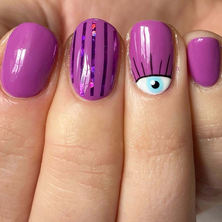 Light Purple Nail Designs for Summer
