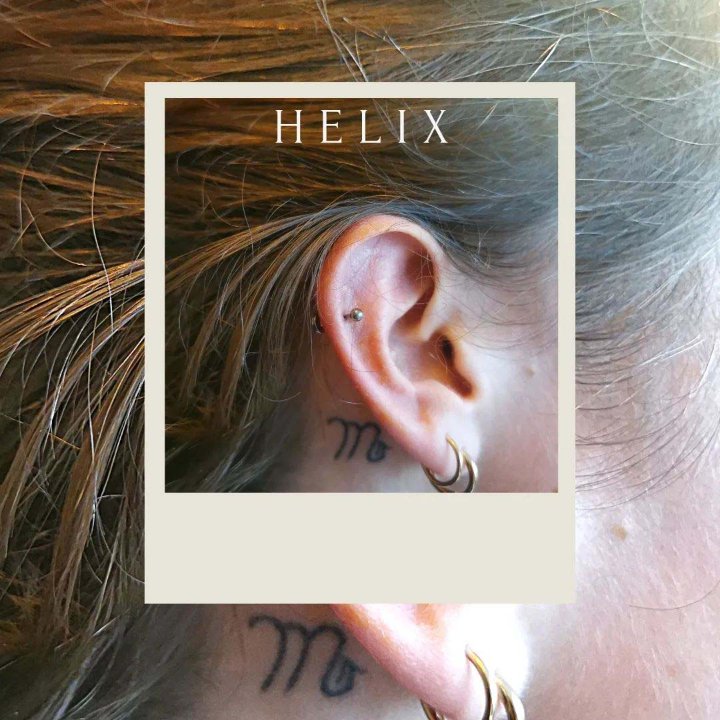 Single Helix Piercing